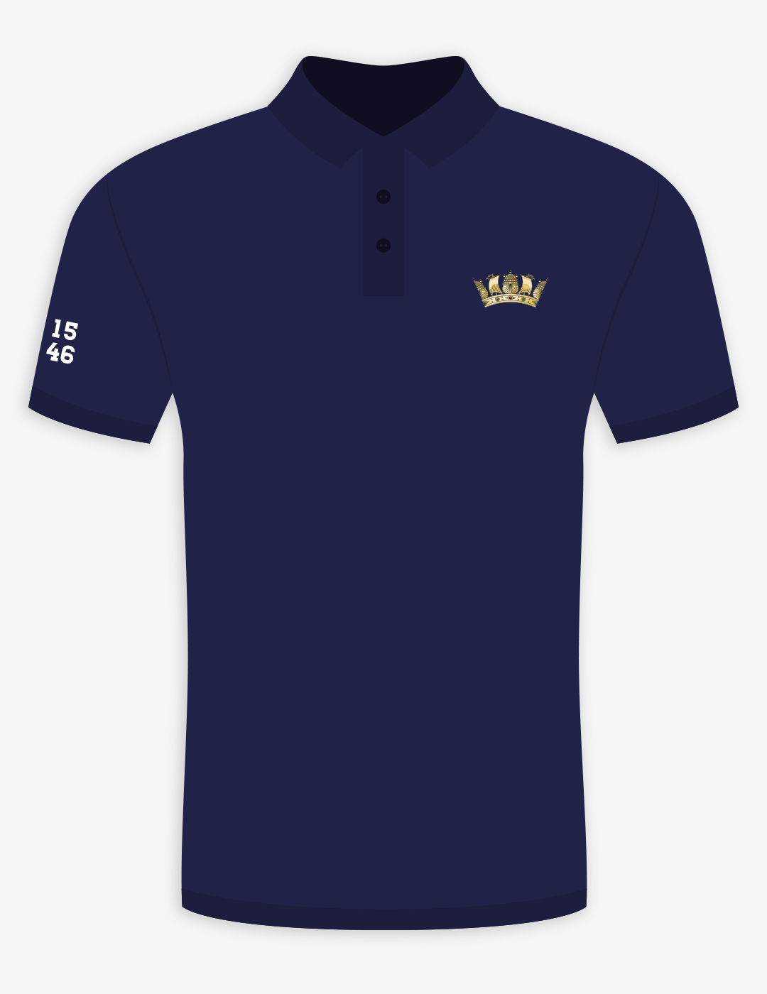 Polo shirt with crown logo 2025