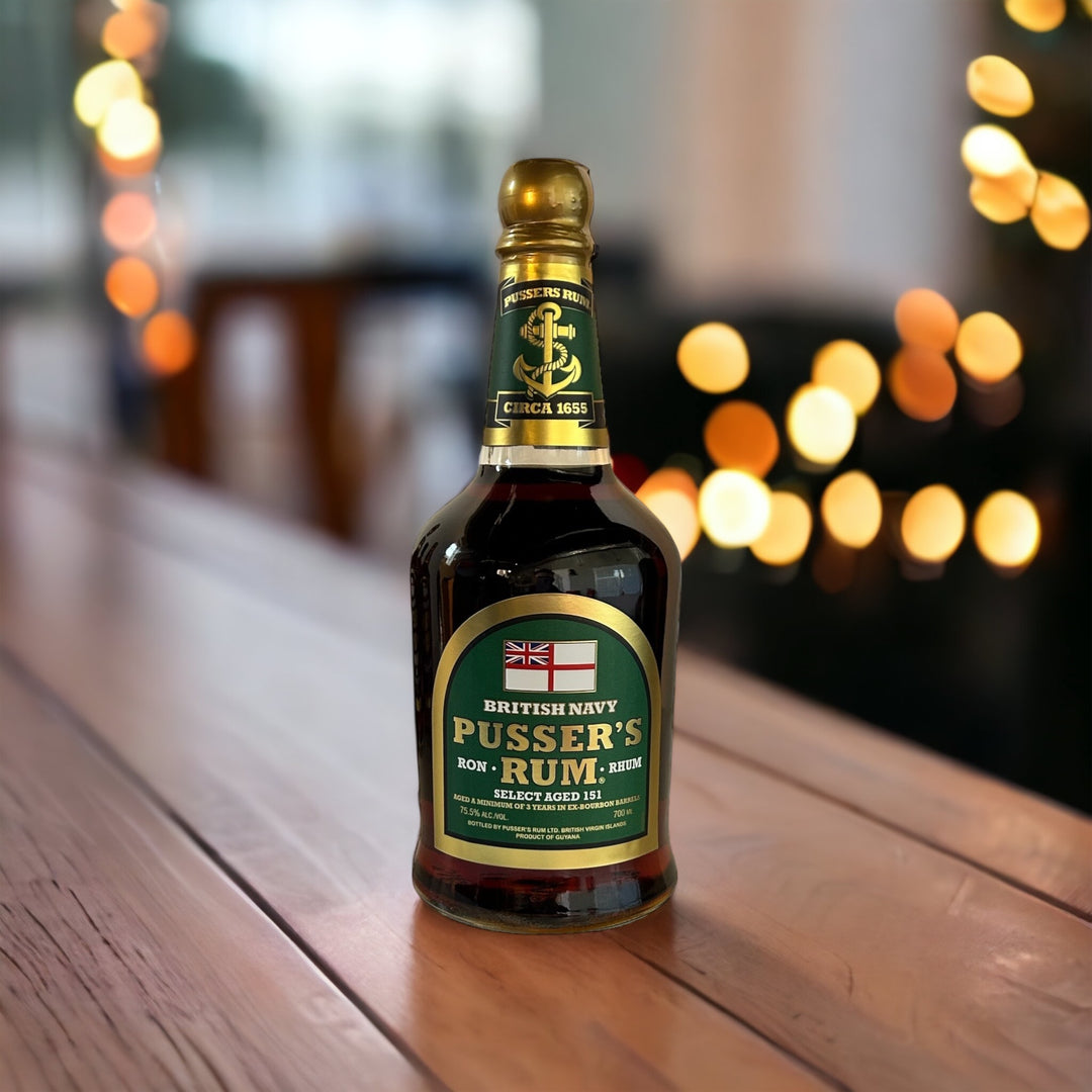 Pussers Rum - Select Aged 151 75.5% ABV – Royal Navy Shop