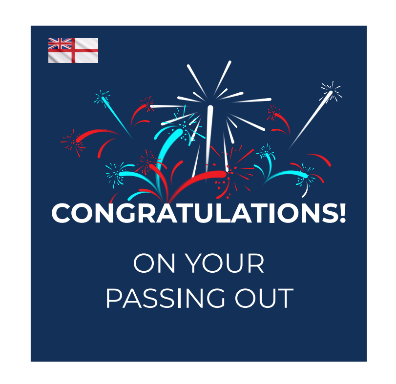 Congratulations on your passing out Greeting Card Military In Art