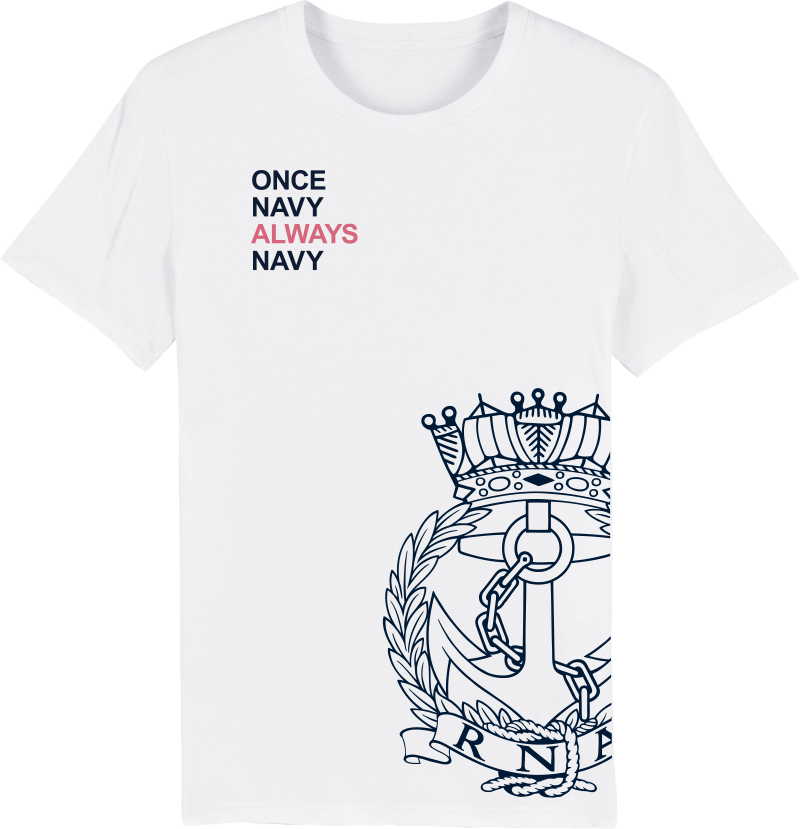 White Royal Naval Association T-Shirt – Royal Navy Shop